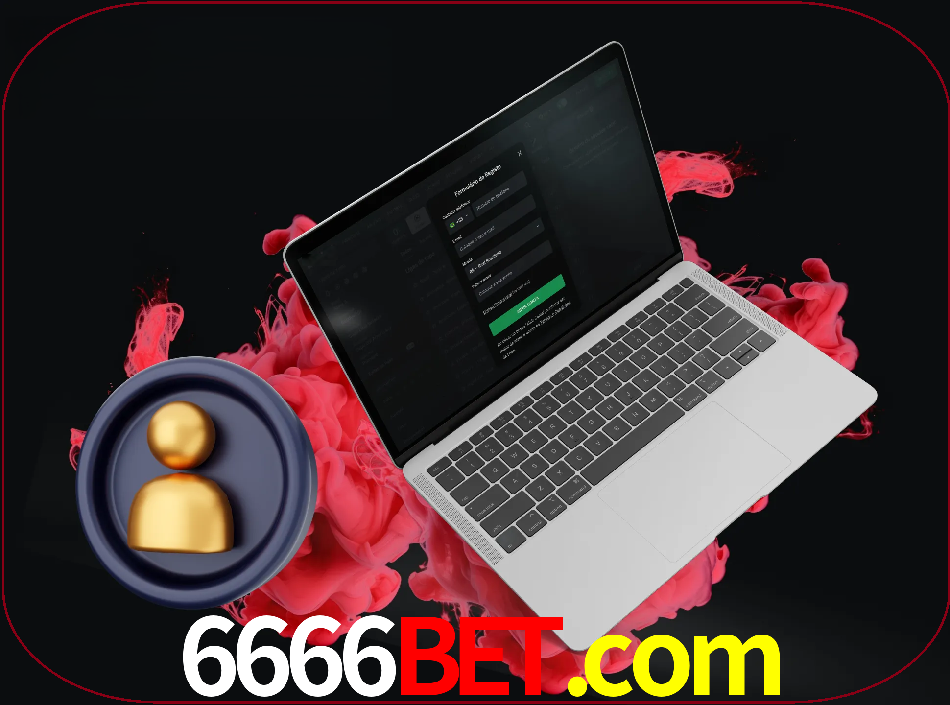 No cabeçalho do site 6666bet, clique no botão que o levará a um formulário especial onde terá de introduzir as suas informações actuais.